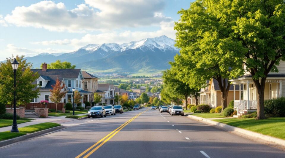 A response vehicle parked on a quiet residential street in Milliken, Colorado, during a crisp Front Range morning